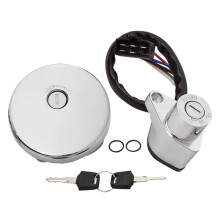 Motorcycle Ignition Fuel Tank Cap Lock Kit 51049-0003 27005-1188 for Vulcan 800 VN800 2002-2005