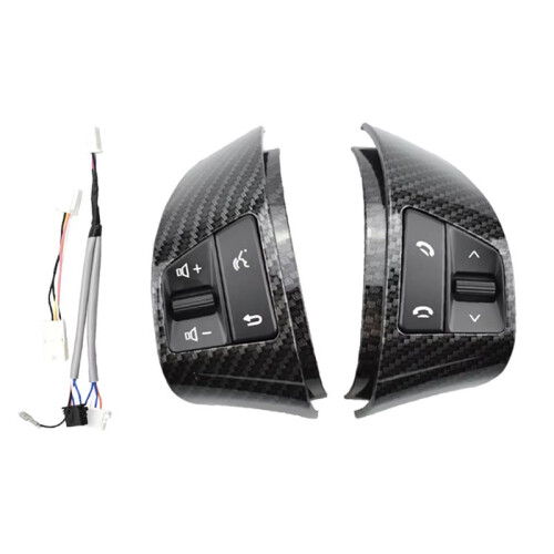 Multifunction Steering Wheel Button  Cruise Volume Control  for   HD 2008-2011 Carbon Fiber