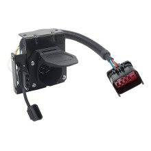 7 Way Round 4 Pin Flat Trailer Connector Tow Harness for RAM Dakota