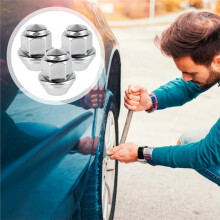 20Pcs Wheel Nuts for  Wheels M12x1.5 19mm Hex Wheel Nuts 60 Degree Taper Carbon Steel Plated Nuts 1678260