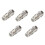 5PCS Stainless Steel Oxygen Sensor with  Catalyst M18x1.5 Universal O2 Sensor Connector 5