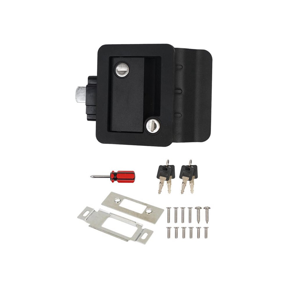Rv Door Lock For Travel Trailers With Paddle Deadbolt Entry Door ,Rv Lock Replacement Kit With Keys 4711695870774