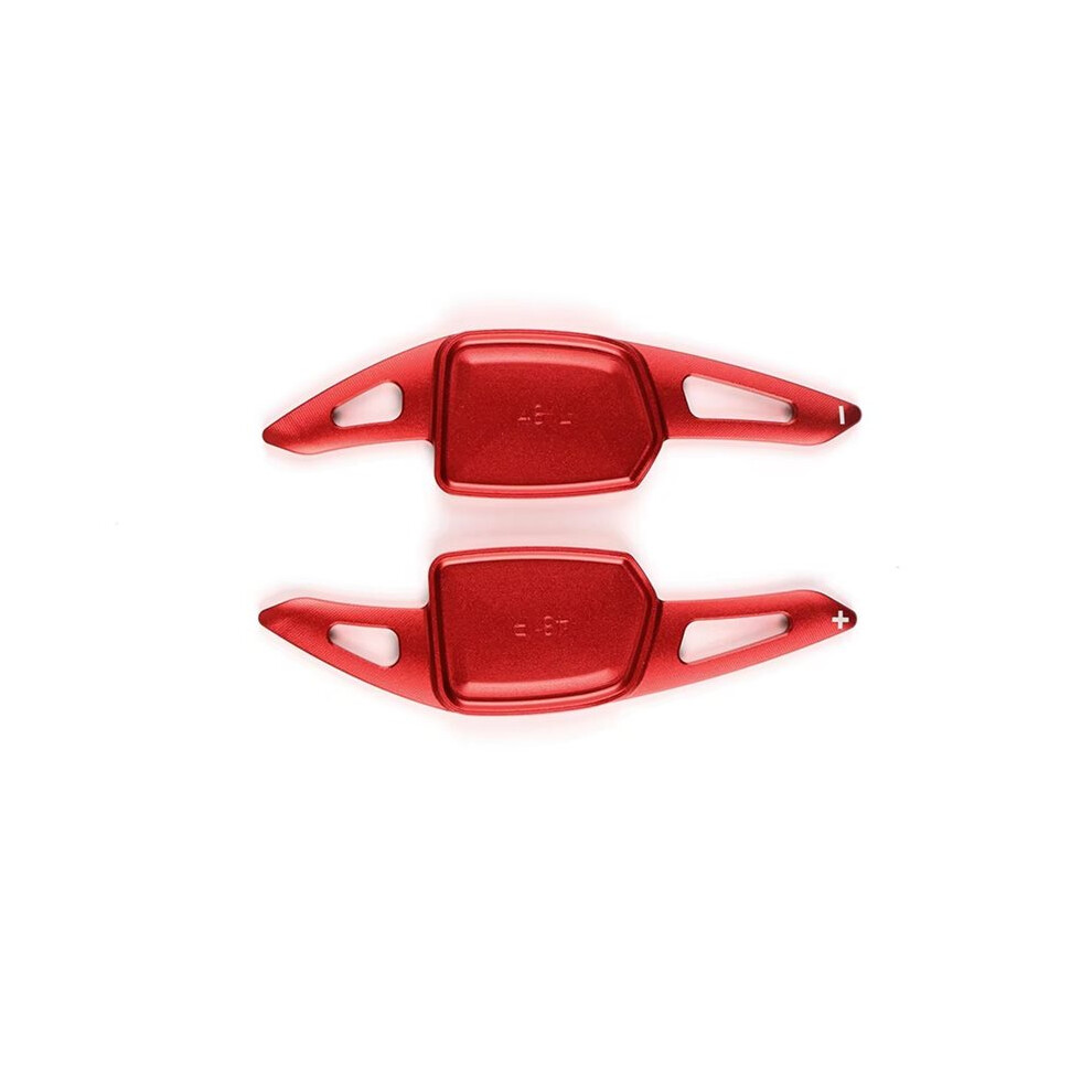 Red Steering Wheel Shift Paddle Extended Shifter Trim Cover For A5l A6l Q6l E-Tron 2026 S6 Sq6 E-Tron 2024 2025