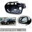1Pair Car Side Mirror Frame Holder Door Wing Mirror Holder for  View 2005-2013 4