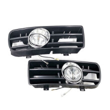 2Pcs Car Fog Light for 4 MK4 1998-2004 Headlight Driving Fog Lamp Racing Grill Cover with Fog Lights