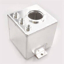 2L Billet High Flow Swirl Fuel Surge Pot Tank AN6+044 External Fuel Pump