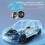 USB Intelligent Cigarette Lighter TPMS with Temperature Alarm and 4 External Sensors Display Tire Status 4