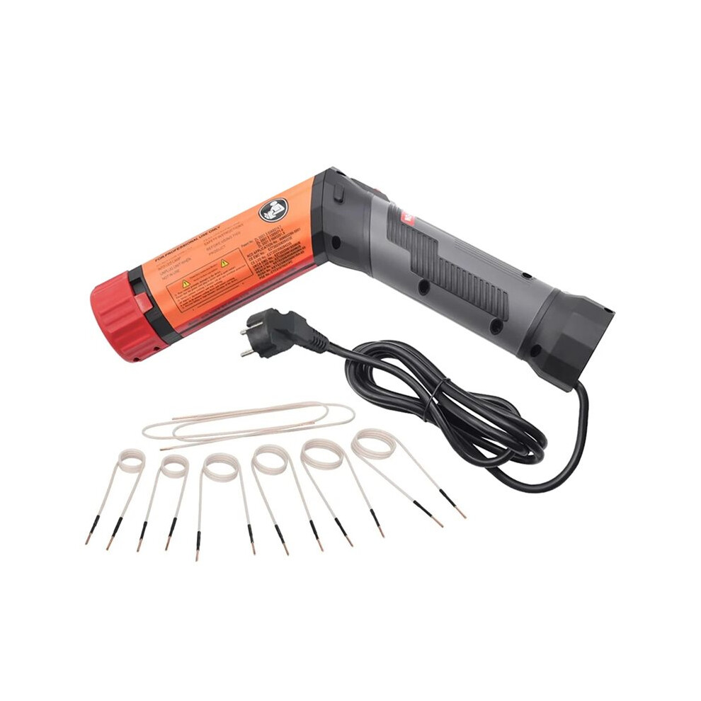 1100W Rotary Flameless Handheld Machine Induction Heater For Car Bolt Remover Repair Tool With 8 Coils Eu 220V 4712296576430