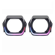Par de Cubiertas Cuadradas de 3.0 Pulgadas con Luz LED Tipo Ojos de Ángel RGB para la Modernización de Faros de Coche, DRL, Bricolaje, Repuesto para