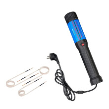 1400W 220V Induction Heater with 3 Coils Flameless Handheld Magnetic for Car Bolt Remover Rusty Screw Repair Tool EU