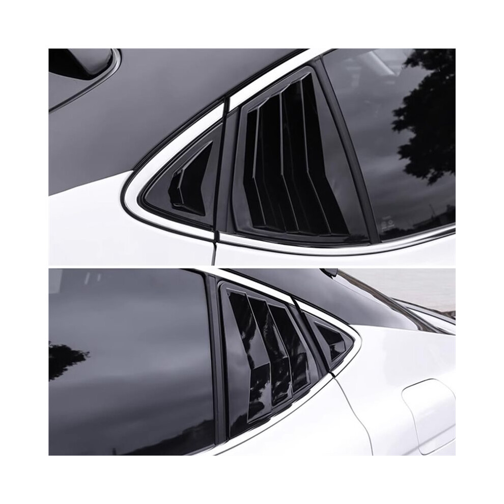 For Camry 2025 2026 Window Louvers Rear Side Window Louvers Air Vent Scoop Shades Cover Blinds Trim Brecantia