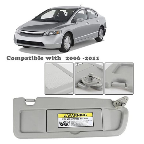 Left & Right Side Sun Visor 83230-SNA-A01ZB for   06-11 Visor Assembly 1