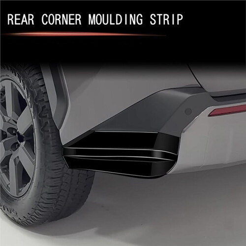 For  RAV4 2026 Car Rear Bumper Protector Strip Guard Corner Strips Scratch Protector Accessories 2