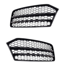 2Pcs Front Bumper Fog Light Grille Grill Cover Left Right Side 8XA807681B 8XA807682B for A1 2015 2016 2017 2018