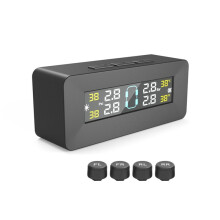 Tire Pressure Monitoring System Temperature Warning External Version Sensors Solar TPMS Car Tyre Pressure Monitor