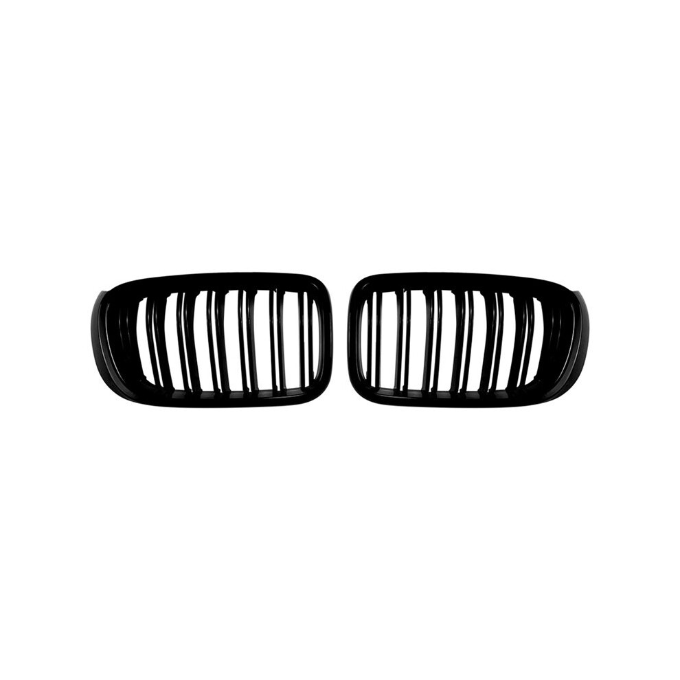 Car Front Kidney Grill Air Intake Grille Front Hood Grill Double Grille For X3 F25 X4 F26 Lci 2014-2017 4711262615357