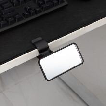 Babysitzspiegel, verstellbarer universeller Rückspiegel, bruchsicher 12x6 cm schwarz