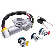 Car Ignition Left Right Door Lock Set with 2 Keys for Navara D22 1997 - 2006 K9810-2S806