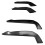 Car Front Bumper Wind Spoiler Bumper Protector Fixed Wind Wing Trim for  Focus MK4 ST- 2019-2022 1