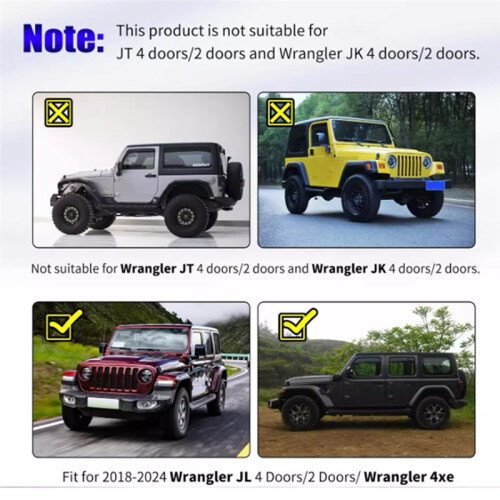 Car Rear Window Grip Handle ABS Interior for   JL 4XE 2/4 Doors 2018-2025 Car Interior Accessories