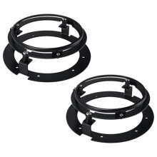 5.75 Inch Black Car Motorcycles Headlight Bracket Kit Suitable for Touring Softail Headlight Adapter (2Pcs)
