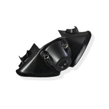 Carbon Fiber Motorcycle Front Key Ignition Cover Covers Cap Protection Fairing for Panigale V4 V4S 2025