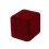 Classic Velvet Engagement Ring Box (Dark Red) 1