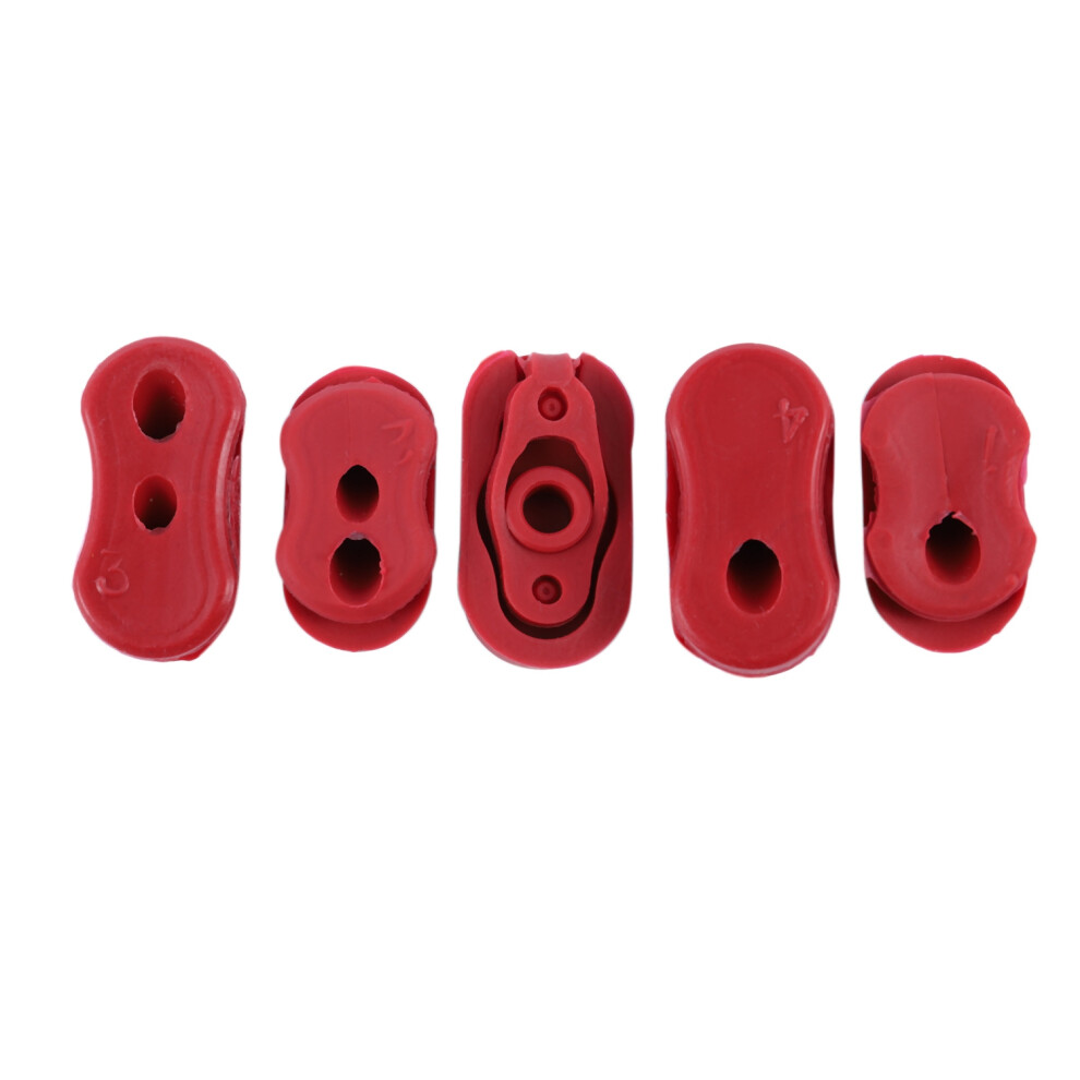 For M365 Electric Scooter Parts Charging Port/Pole Hole/Tail Power /Waterproof Rubber Plug,5Pcs Light 4714129912323