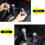 Car Gear Grip  Shift Knob Modification for    2007-2021 Car Accessories Silver 8