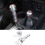 Car Gear Grip  Shift Knob Modification for    2007-2021 Car Accessories Silver 9