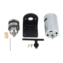 12-36V Draaibankpers 555 Motor met Miniatuur Handboorhouder en Montagebeugel Gelijkstroommotor