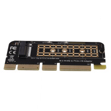 M.2 NVMe SSD auf PCI-E X16 Konverter Karte NGFF M-Key M.2 PCIe PCI-Express X4 / X8 / X16 Festplatte Solid State Disk Adapter Karte