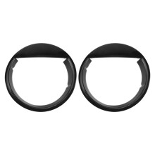 Angry Eyes Headlight Bezels Cover Trim for TJ 1997-2006 Lights Bezel Lamp Cover
