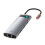 Baseus Hub USB-C 8 em 1 com Conector de Expansão Tipo C e Múltiplas Portas, Ideal para Computadores Desktop e Laptops 1