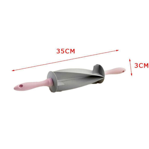 2Pcs Adjustable Rolling Pin Slicer Set Cutting Tools Cake Decorating Tools for Kitchen Multi-Function Bread Slicer Croissant Cutter 1