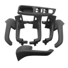 7 StüCke Schwarz Innen Griff TüR Griff Fenster Schalter LüNetten Abdeckung für 5 MK5 Innen Armlehne 1K0 868 040B