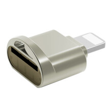 Kaartlezer voor Micro- Externe OTG-Geheugenadapter Kaartlezer voor IOS 13 14 12//Pro Max Goud