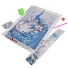 Round Diamond Full Diamond Diamond Painting Set DIY Set Living Room Kitchen Decoration Flower
