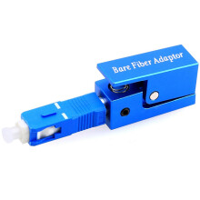 Adaptateur de Fibre Optique Adaptateur de Fibre Nue de Type Carré SC / UPC Outils Optiques CarréS FTTH Adaptateur de Fibre Optique Nu