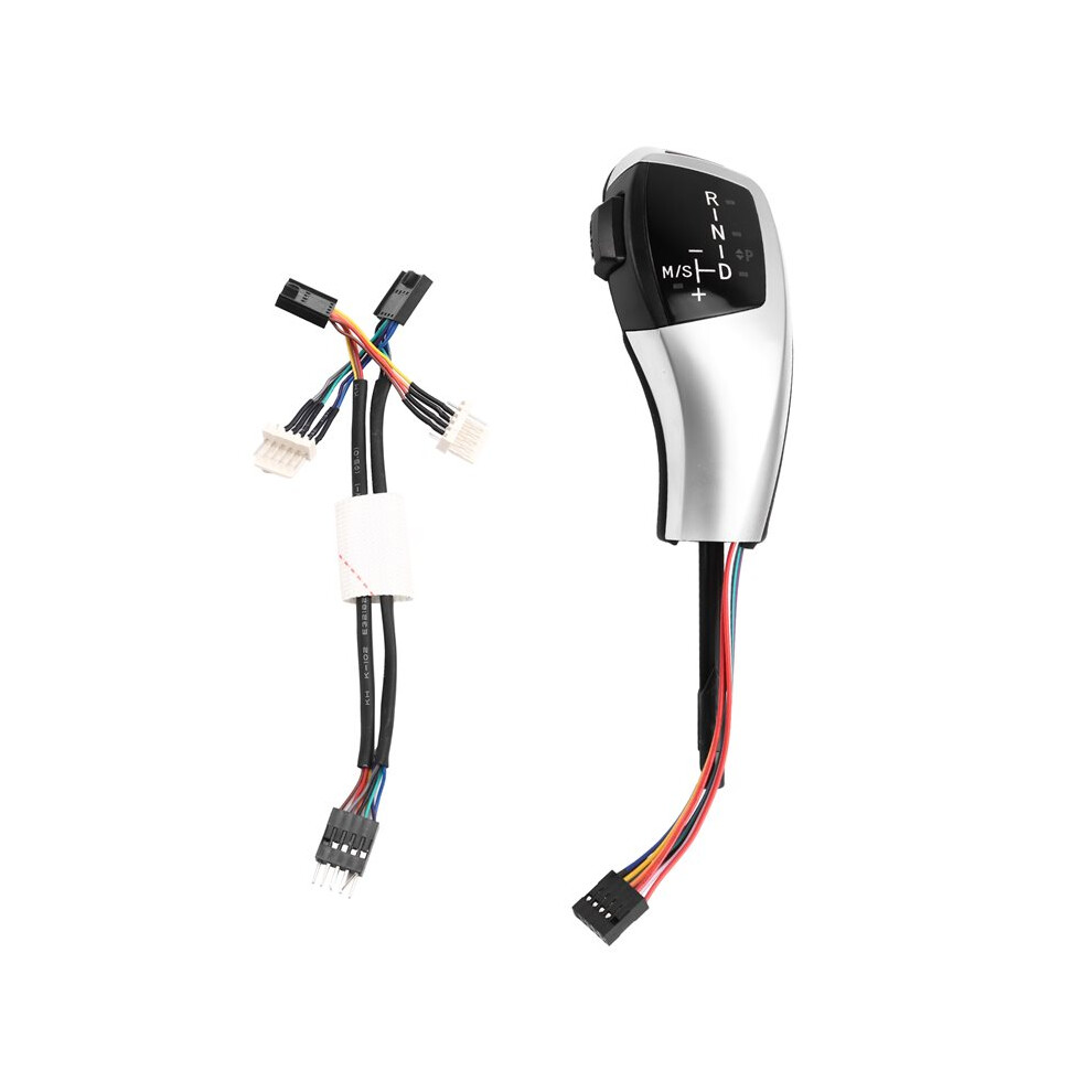 Thumb Gear Shift Lever Knob For 3 Series E90 E91 E92 E93 2006-2012 Car Interior Accessories Silver 6031031919836