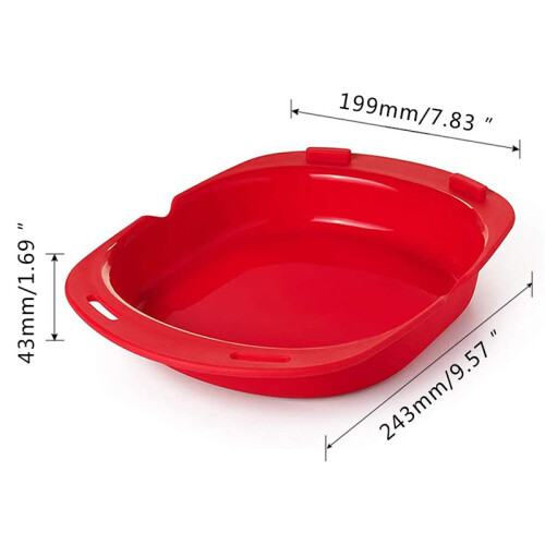 2 Pack Silicone Omelette Maker, Microwave Oven Non Stick Omelette Maker Egg Roll Baking Pan Omelette Tools