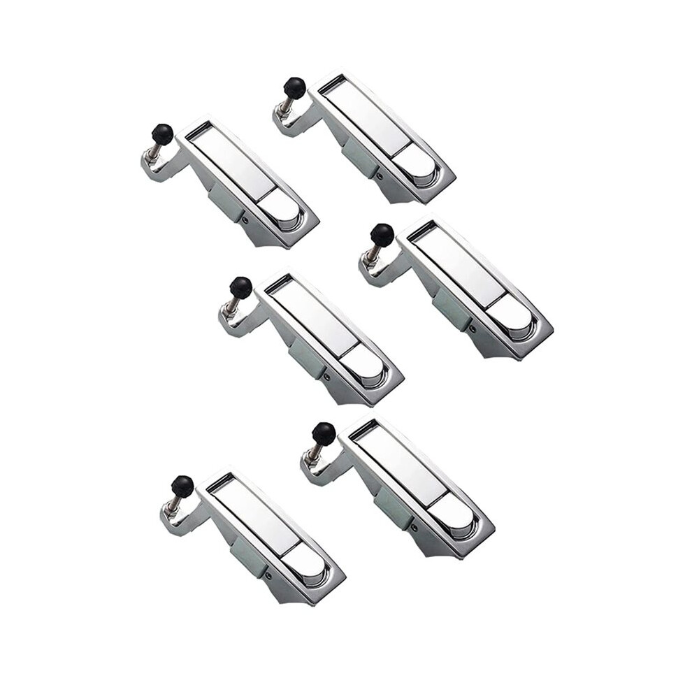 6Pcs Compression Lock Trigger Lock Zinc Alloy Adjustable Lever Hand Operated Flush Compression Latches 6032099226713