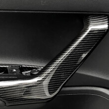 Autoadesivo Della Copertura Della Maniglia Della Porta Interna nel Fibra di Carbonio Trim Modanatura Ricambi Auto per 2019 2020 Car Styling