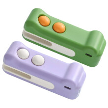 Lot de 2 Scelleuses de Sacs avec Cutter et Aimant, Nouvelle Scelleuse de Sacs Portable Rechargeable, Scelleuse de Petits Emballages pour Chips et