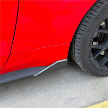 Car Side Skirt Spoiler Side Corner for Mustang MK6 2015-2023 Car Exterior Accessories Carbon Fiber
