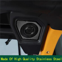 Rear Trunk Speaker Cover Trim for Bronco 2021-2025 Audio Horn Grille Decorator Protector Interior Accessories