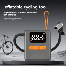 Double Power Cordless Tire Inflator Portable Air Compressor with Rapid Inflation for Cars Motorcycles and Bicycles
