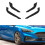 Car Front Bumper Wind Spoiler Bumper Protector Fixed Wind Wing Trim for  Focus MK4 ST- 2019-2022 3
