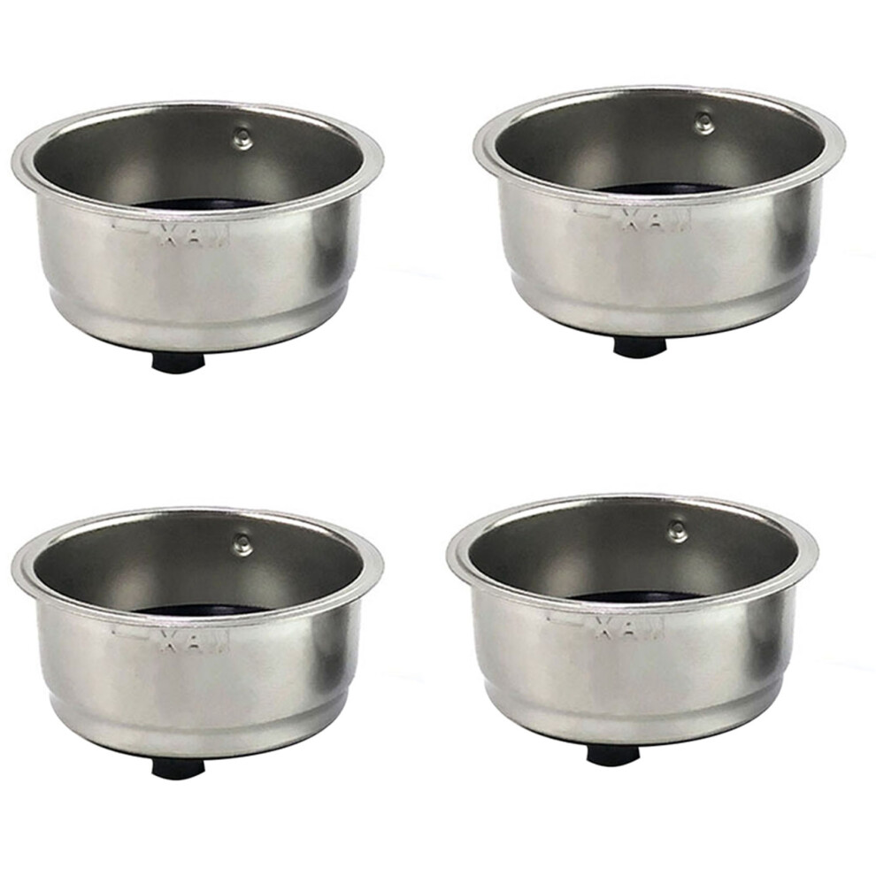 4X Friendly Detachable Stainless Steel Coffee Filter Basket Strainer Coffee Machine Accessories(Double Cup) 6032874961297