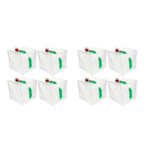 Set mit 8 Faltbaren Wasser Kanistern mit Griff und AusgießHahn 20 L